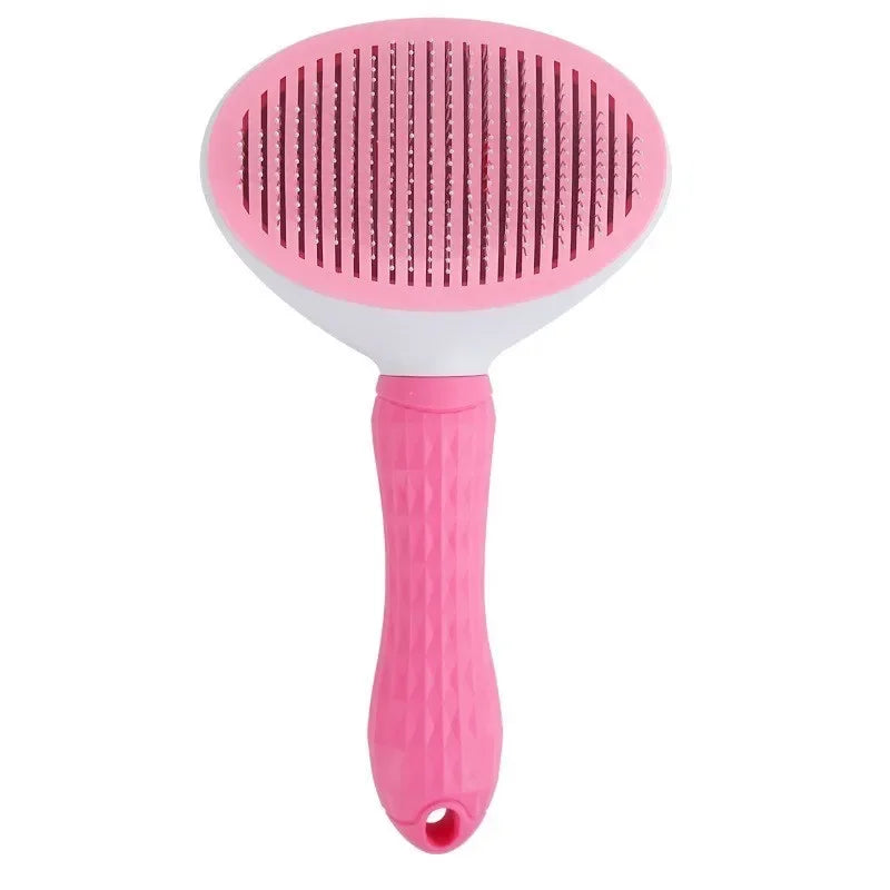 Brosse autonettoyante pour chien et chat