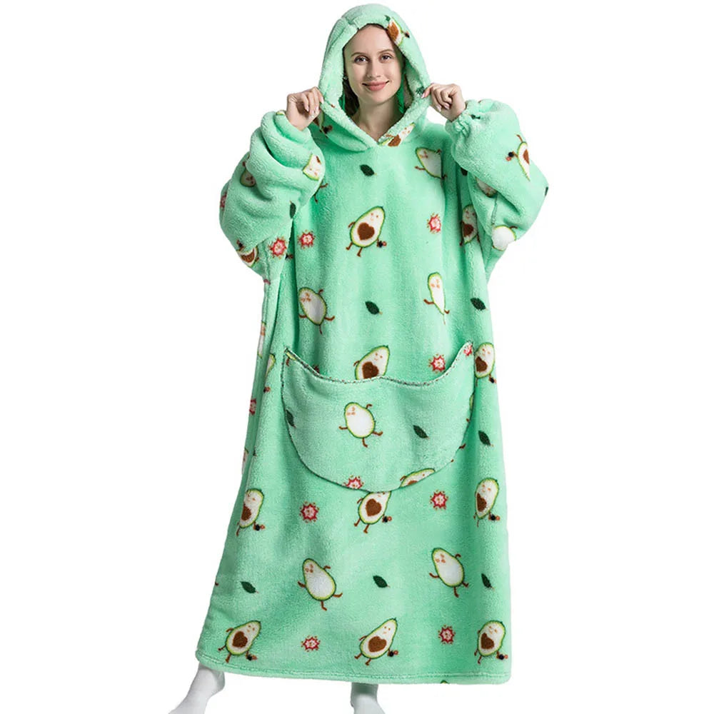 Robe de chambre homme et femme extra large en polaire Sherpa pour un confort extra