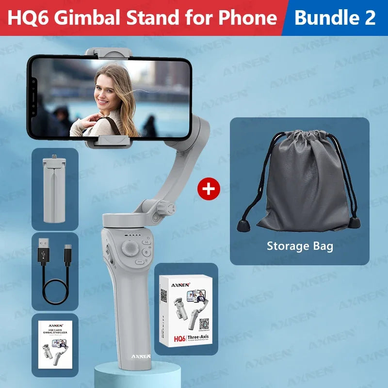 Stabilisateur de cadran pour smartphone 3 axes Iphone Android