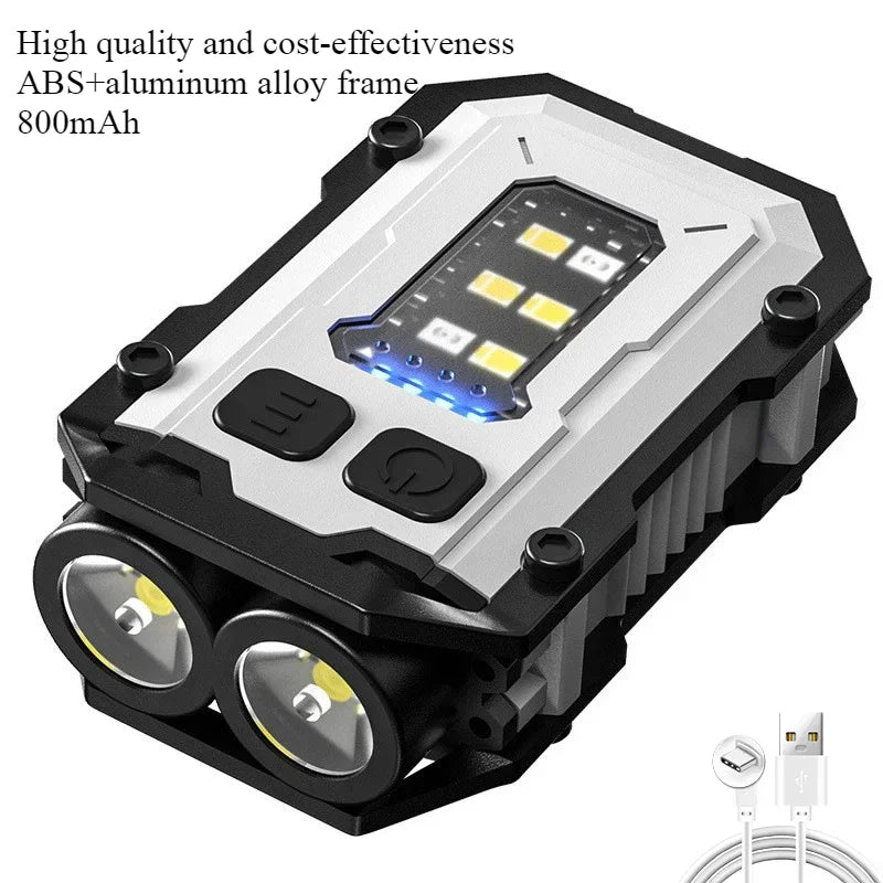 Lampe torche de poche LED magnétique super lumineuse