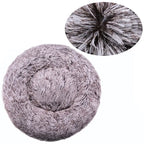 Lit lavable rond pour animaux de compagnie
