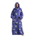 Robe de chambre homme et femme extra large en polaire Sherpa pour un confort extra