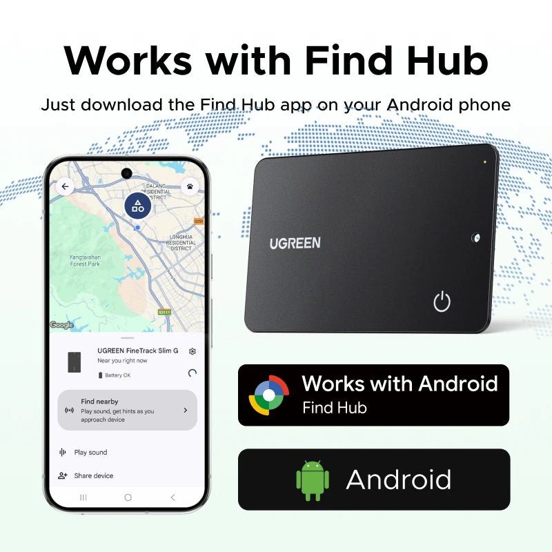 Localisateur objet format CB pour Android