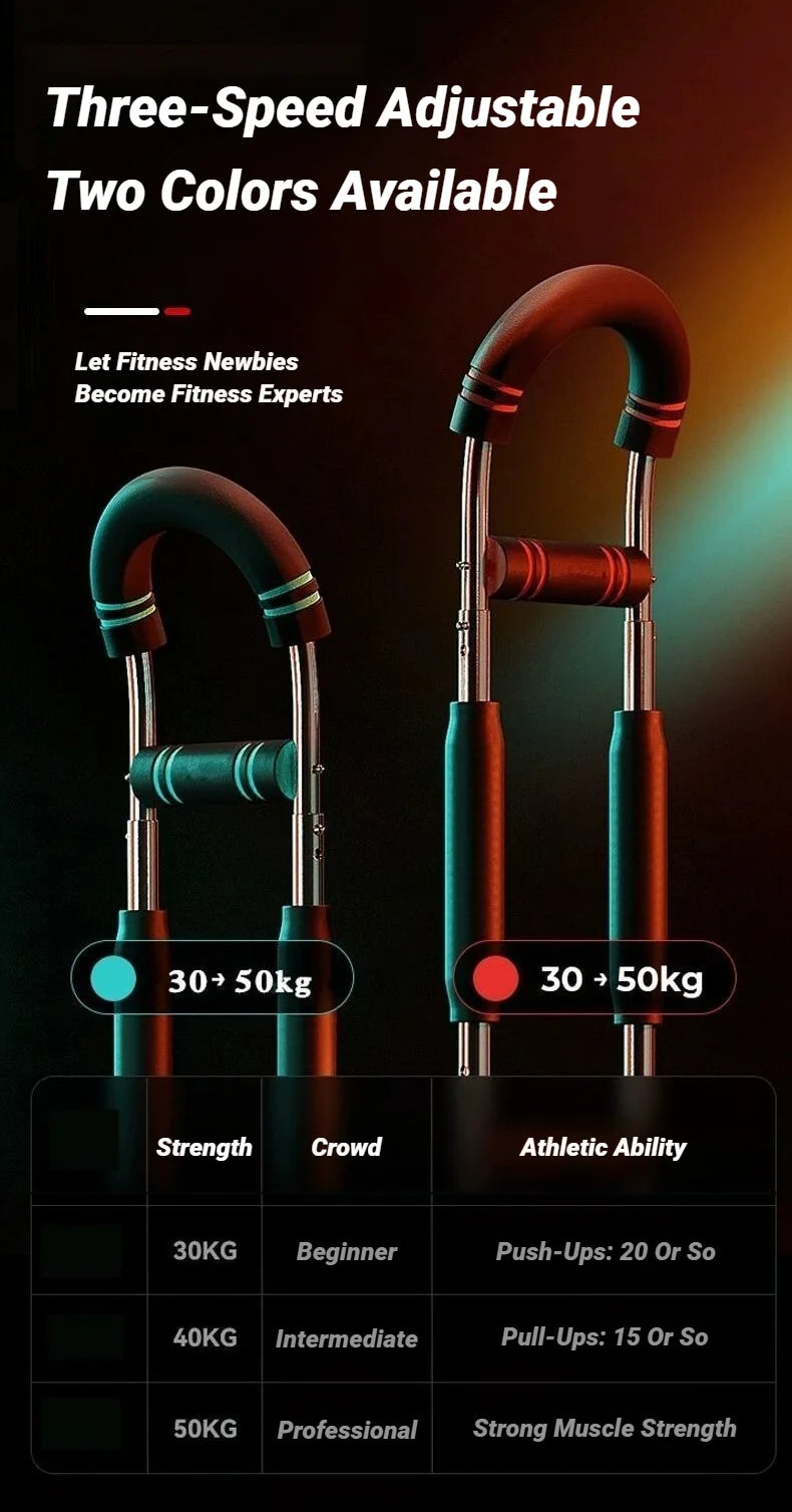 Barre de bras réglable en forme de U avec poignée en mousse