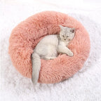 Lit lavable rond pour animaux de compagnie