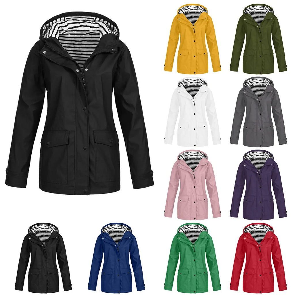 Superbe veste femme imperméable, thermique et coupe-vent