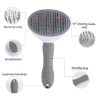 Brosse autonettoyante pour chien et chat