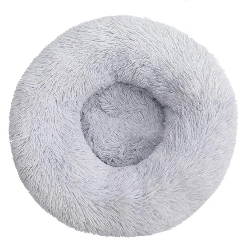 Lit lavable rond pour animaux de compagnie