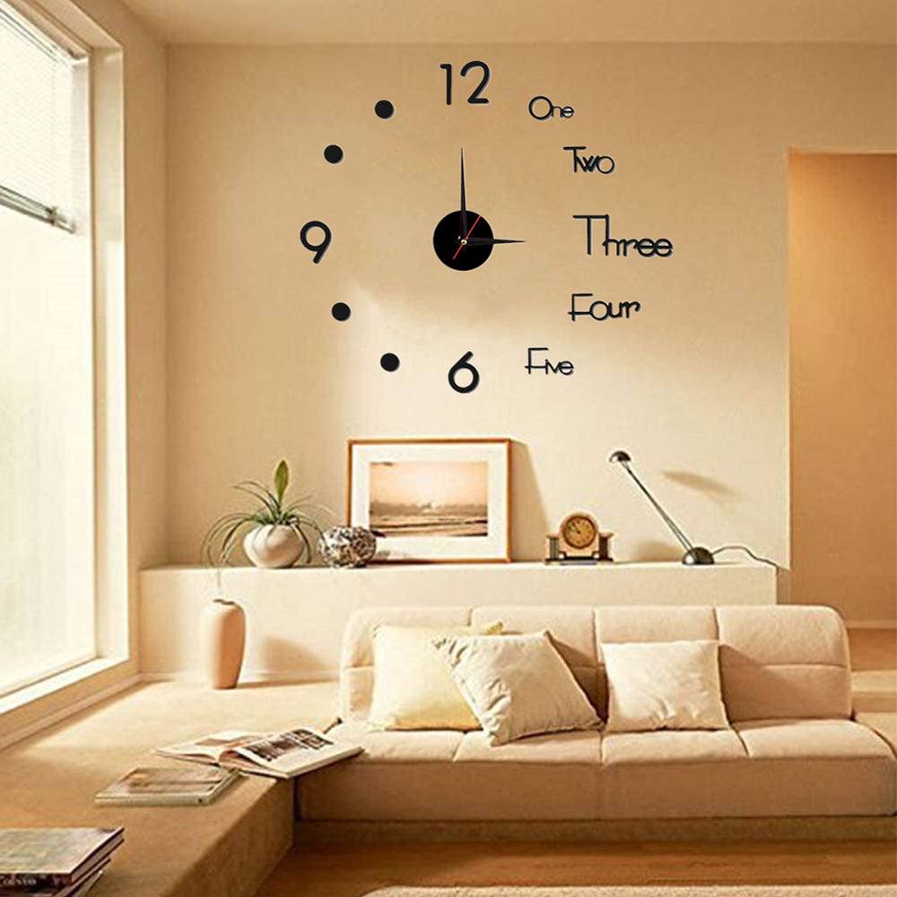 Horloge murale autocollante 40cm