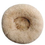 Lit lavable rond pour animaux de compagnie