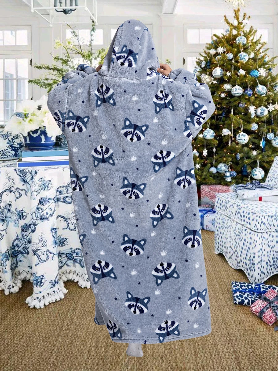 Robe de chambre homme et femme extra large en polaire Sherpa pour un confort extra