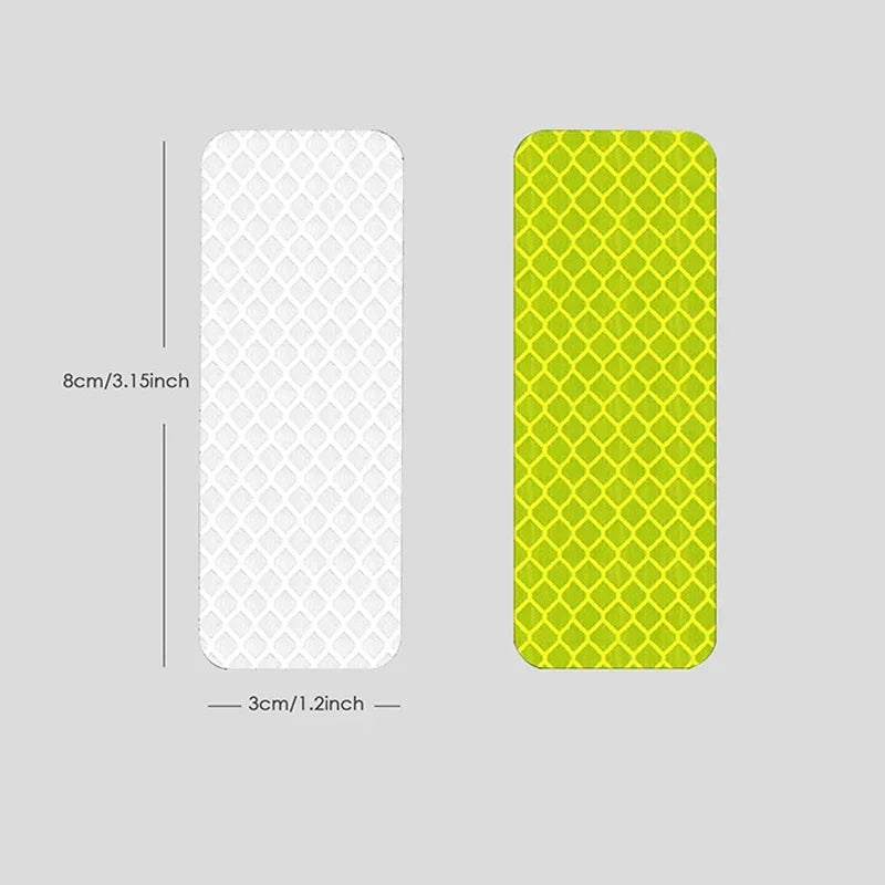 10 patchs réfléchissant à coller pour poussette, vélo ...