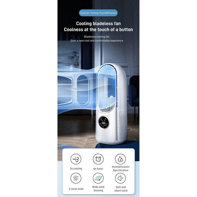 Ventilateur de refroidissement, humidificateur, ventilateur de climatisation