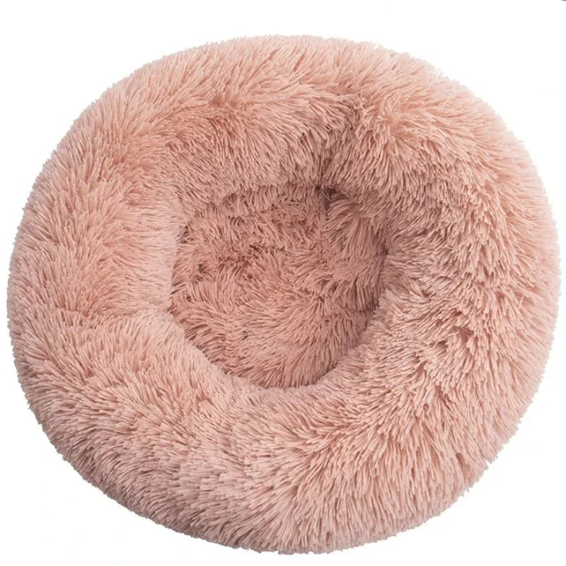 Lit lavable rond pour animaux de compagnie