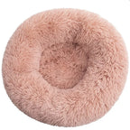 Lit lavable rond pour animaux de compagnie