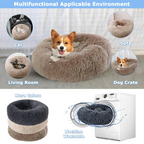 Lit lavable rond pour animaux de compagnie