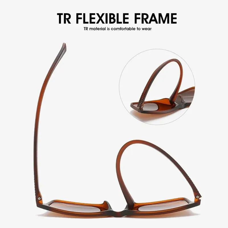 Lunettes de soleil polarisées de luxe pour hommes ultra légères UV400