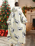 Robe de chambre homme et femme extra large en polaire Sherpa pour un confort extra