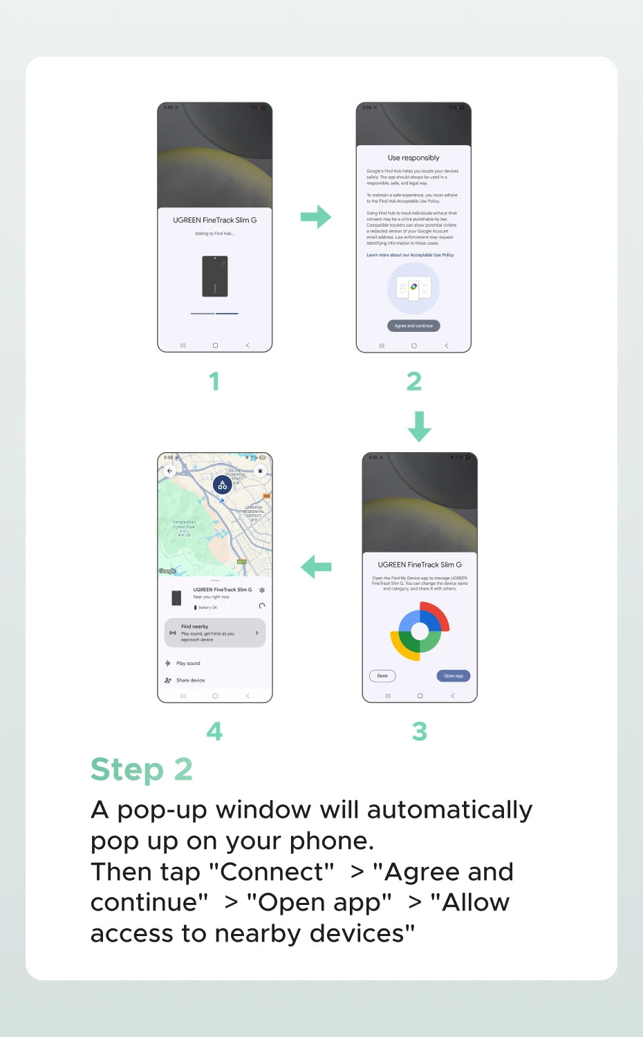 Localisateur objet format CB pour Android