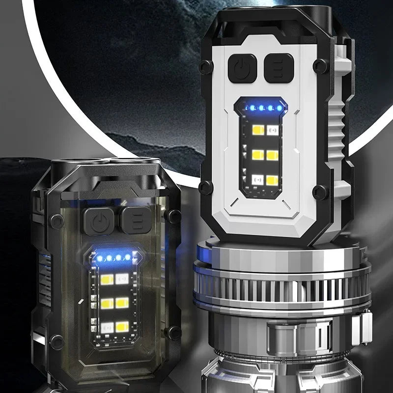 Lampe torche de poche LED magnétique super lumineuse