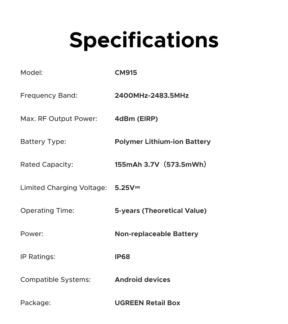 Localisateur objet format CB pour Android