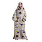 Robe de chambre homme et femme extra large en polaire Sherpa pour un confort extra