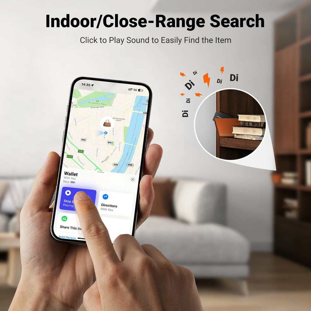 Localisateur objet format CB pour IOS Apple
