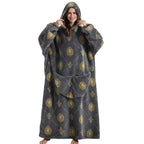 Robe de chambre homme et femme extra large en polaire Sherpa pour un confort extra