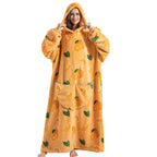 Robe de chambre homme et femme extra large en polaire Sherpa pour un confort extra