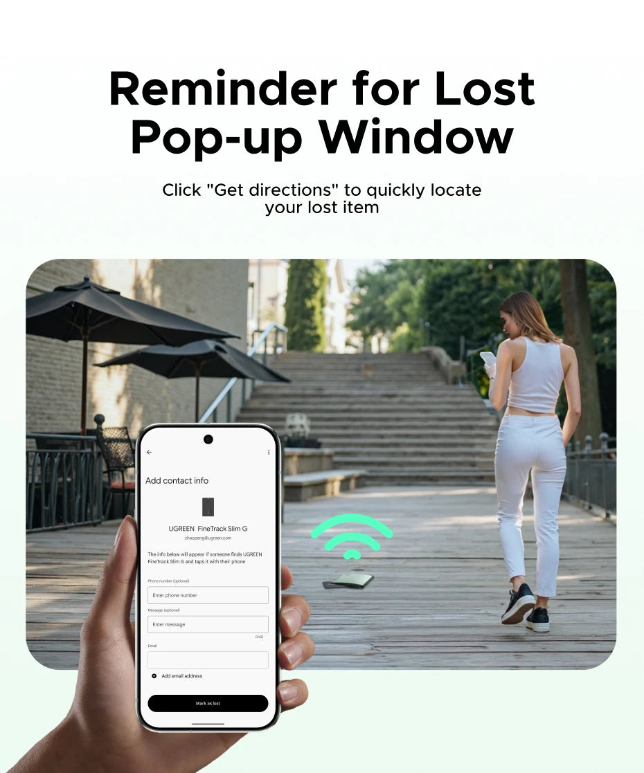 Localisateur objet format CB pour Android