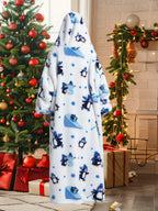 Robe de chambre homme et femme extra large en polaire Sherpa pour un confort extra