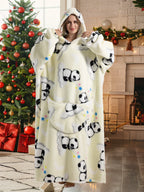 Robe de chambre homme et femme extra large en polaire Sherpa pour un confort extra