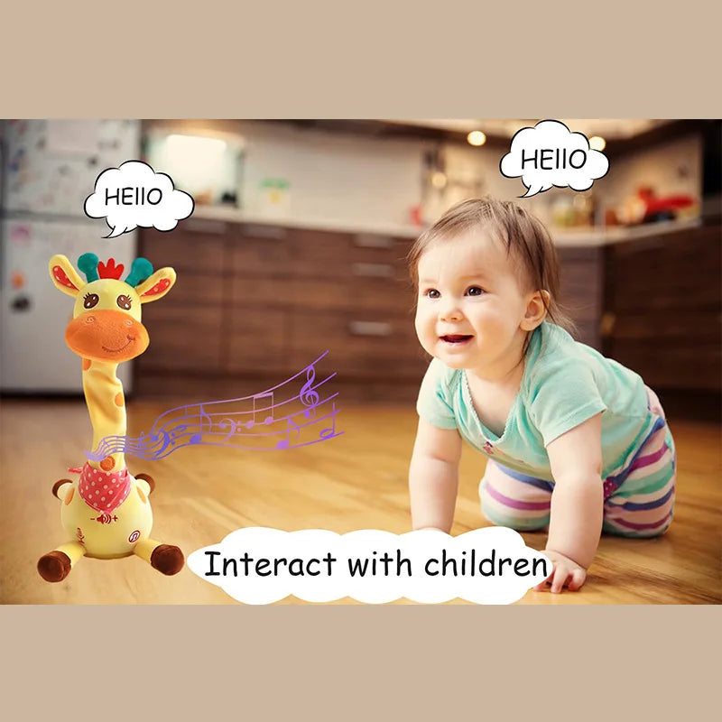 Jouet musical Girafe à 3 modes pour les tous petits