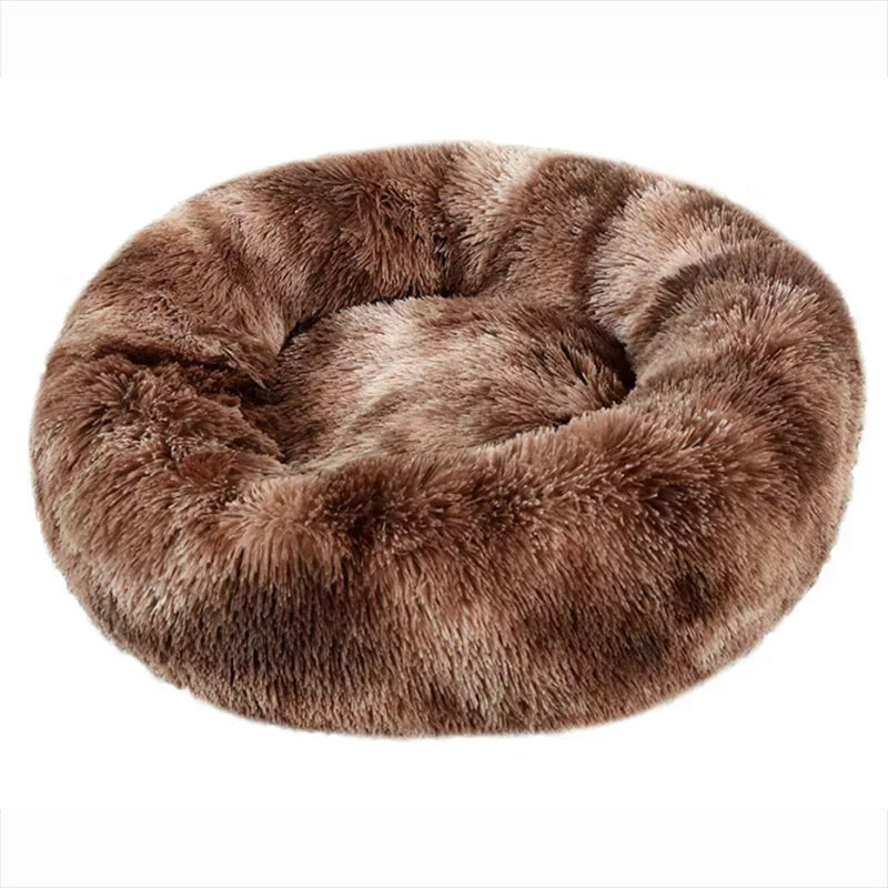 Lit lavable rond pour animaux de compagnie