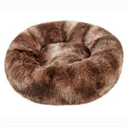 Lit lavable rond pour animaux de compagnie