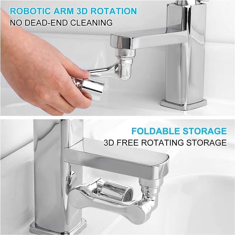 Adaptateur de robinet universel à rotation