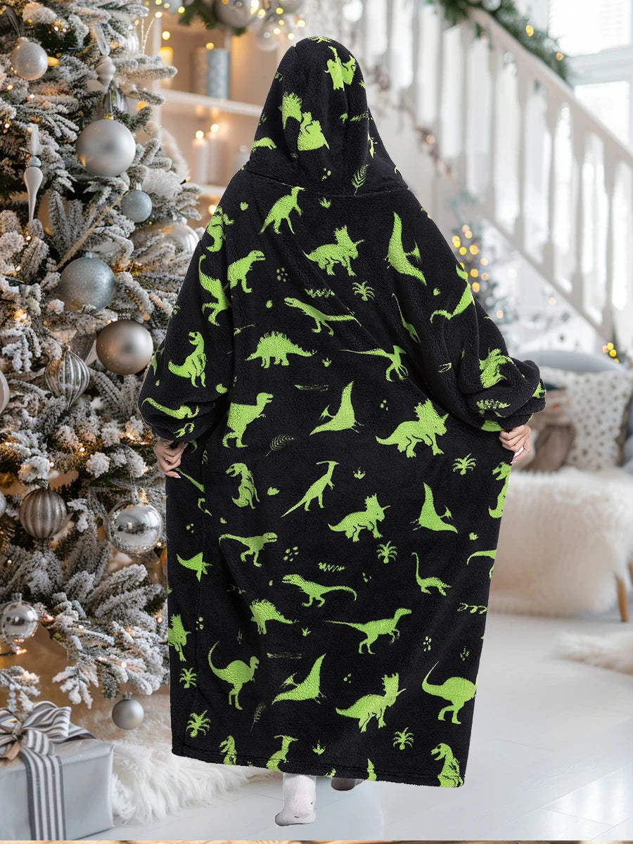 Robe de chambre homme et femme extra large en polaire Sherpa pour un confort extra