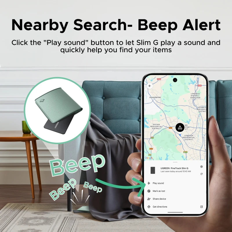 Localisateur objet format CB pour Android