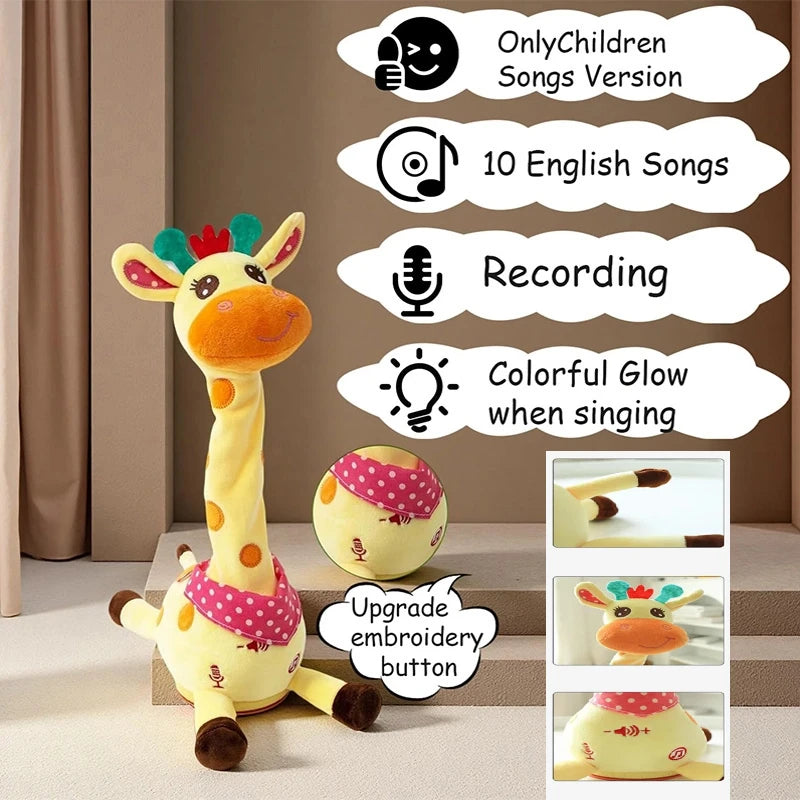 Jouet musical Girafe à 3 modes pour les tous petits