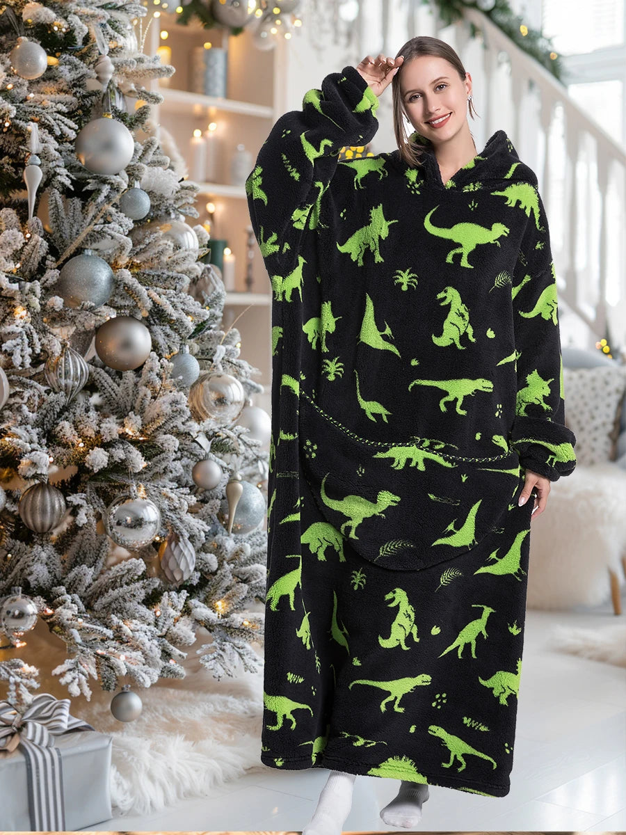 Robe de chambre homme et femme extra large en polaire Sherpa pour un confort extra