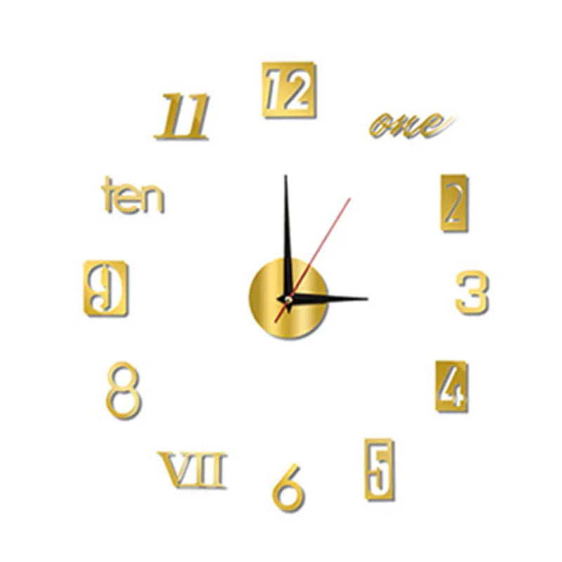 Horloge murale autocollante 40cm