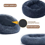 Lit lavable rond pour animaux de compagnie