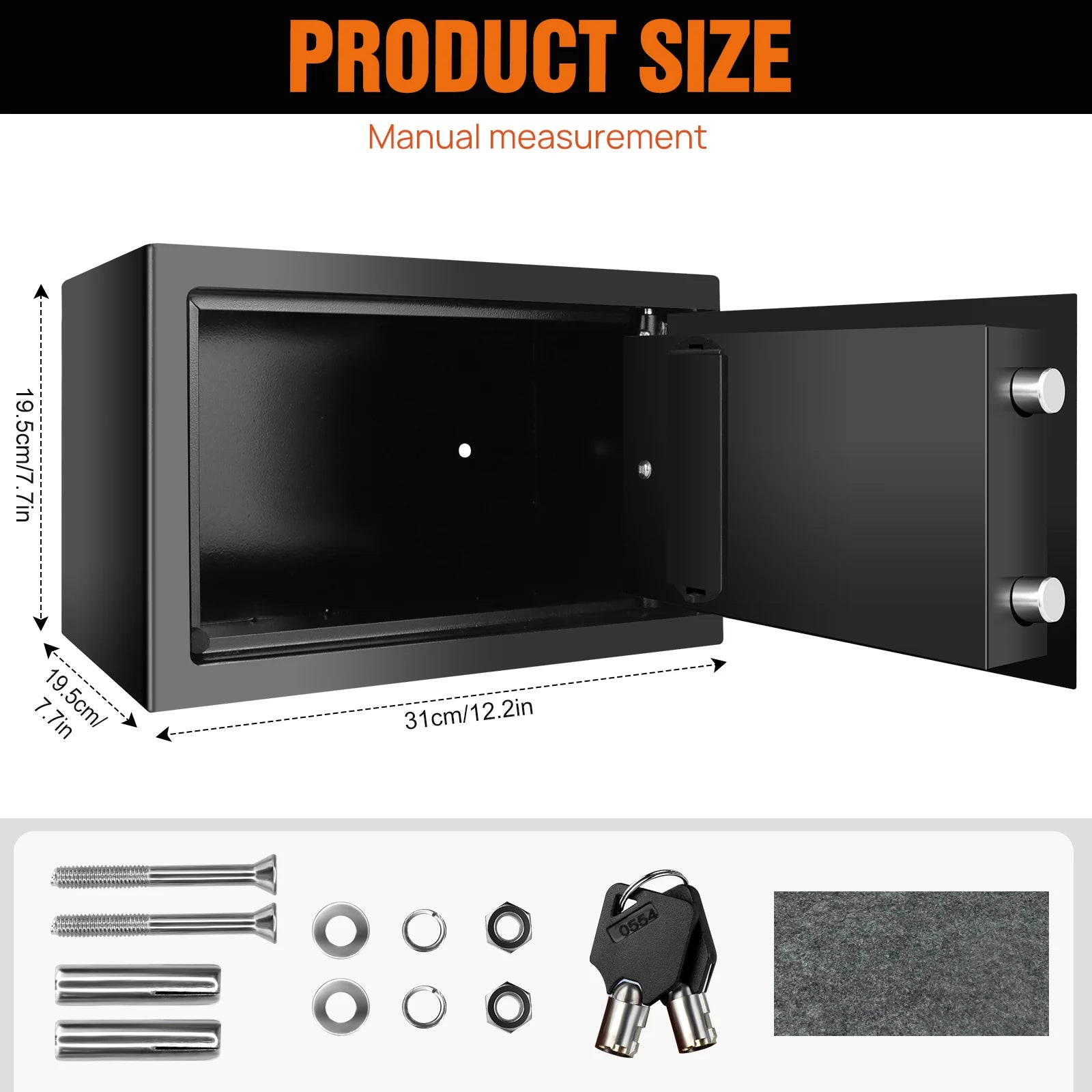 Coffre-fort ignifuge et étanche pour la maison