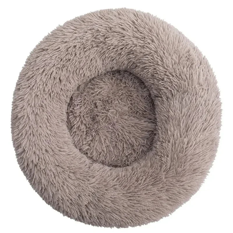 Lit lavable rond pour animaux de compagnie