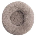 Lit lavable rond pour animaux de compagnie