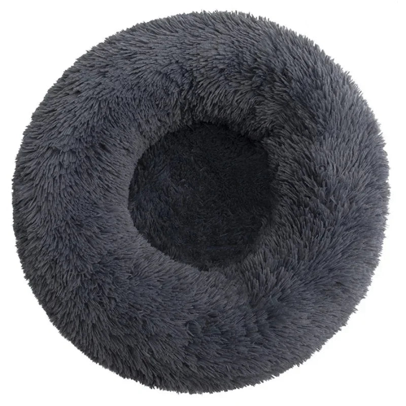 Lit lavable rond pour animaux de compagnie