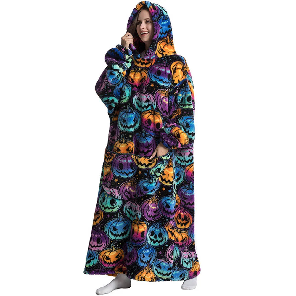 Robe de chambre homme et femme extra large en polaire Sherpa pour un confort extra