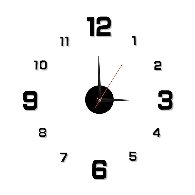 Horloge murale autocollante 40cm