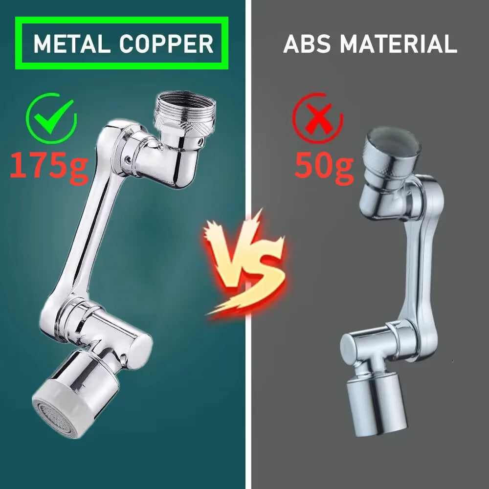 Adaptateur de robinet universel à rotation