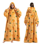 Robe de chambre homme et femme extra large en polaire Sherpa pour un confort extra
